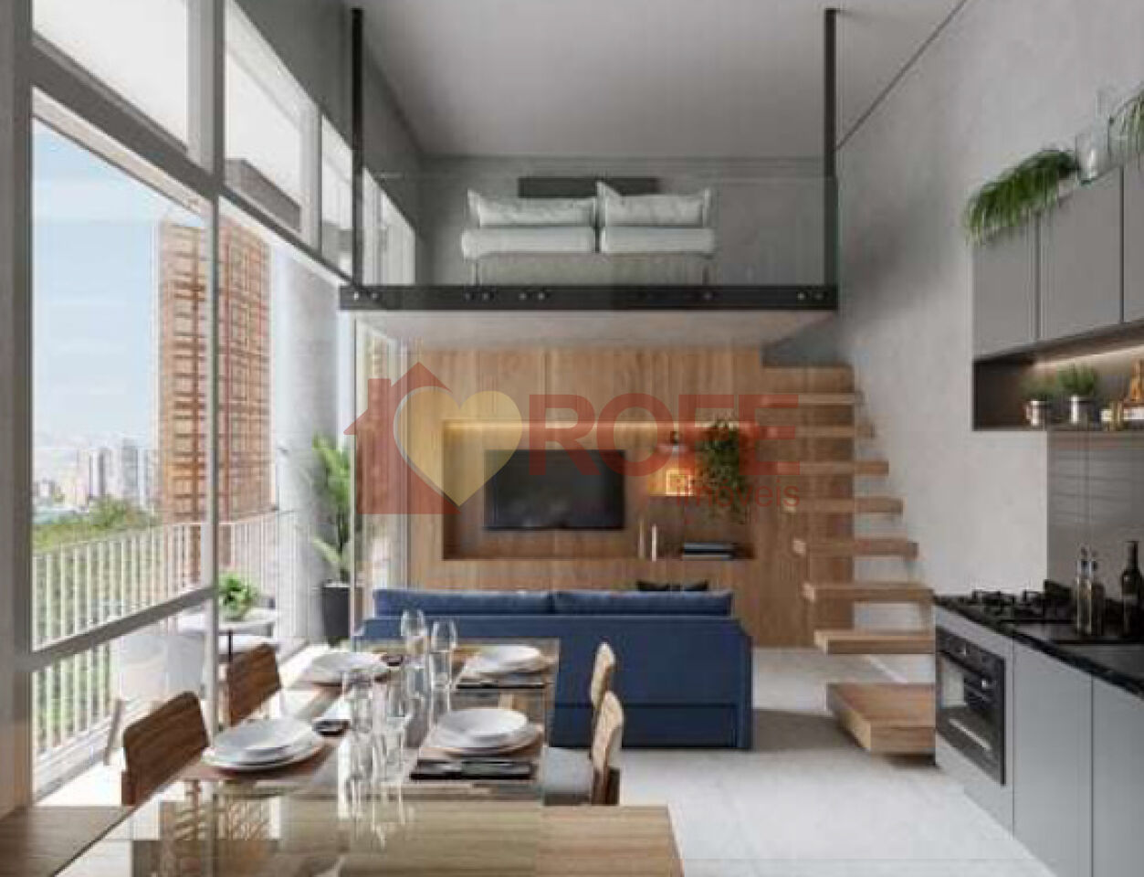 Sala pé direito alto